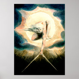 Bekende illustratie door William Blake Poster