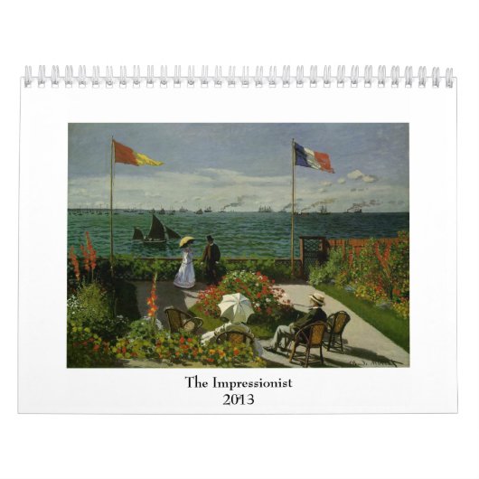 Bekende impressionistische schilderijen 2013 kalender (Hoes)