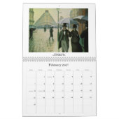 Bekende impressionistische schilderijen kalender (Feb 2027)