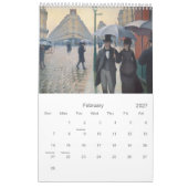 Bekende impressionistische schilderijen ~ Verander Kalender (Feb 2027)