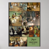 Bekende indruk van Edgar Degas Poster (Voorkant)