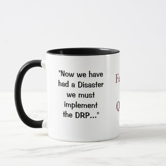 Bekende IT CIO Quote Funny Disaster Recovery Joke Mok (Links)