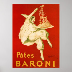 Bekende Italiaanse deegwaren van Leonetto Cappiell Poster