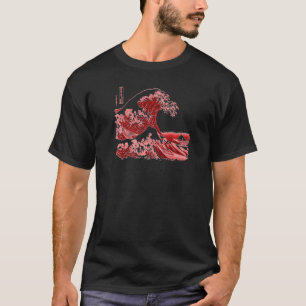 Bekende Japanse Fijne Golf Hokusai St. T-shirt