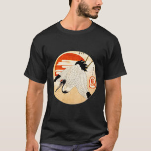 Bekende Japanse houtblok kunst kraan en Su T-shirt