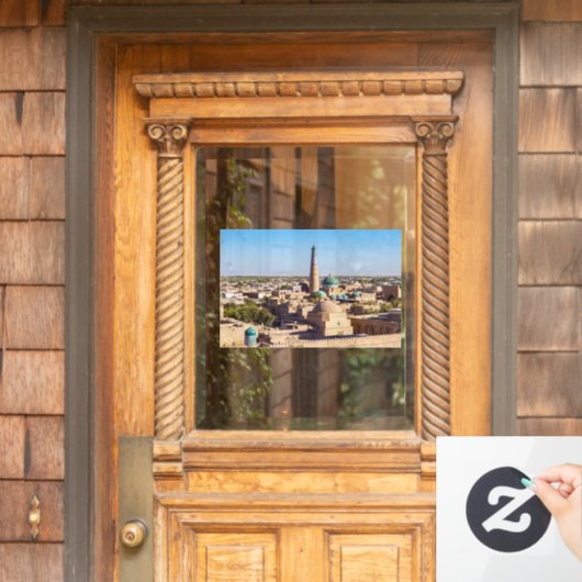 Bekende Khiva - Oezbekistan Raamsticker (Huis Deur)