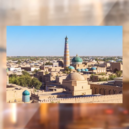 Bekende Khiva - Oezbekistan Raamsticker (Vel 2)