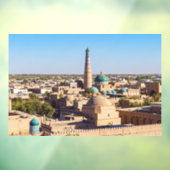 Bekende Khiva - Oezbekistan Raamsticker (Vel 3)