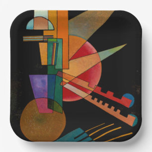 Bekende kunst, Abstracte Interpretatie, Papieren Bordje