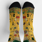 Bekende kunst Golden "De kus" Gustav Klimt schilde Sokken (Top)