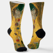 Bekende kunst Golden "De kus" Gustav Klimt schilde Sokken (Gebogen)