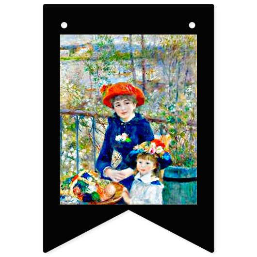 Bekende kunst, kunstklasdecor vlaggetjes (Tweede vlag)