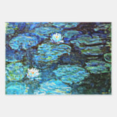 Bekende kunst met water-gelilies van Claude Monet Inpakpapier Vel (Voorkant 2)