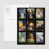 Bekende Kunst Schnauzer Composiet Briefkaart (Voorkant / Achterkant)