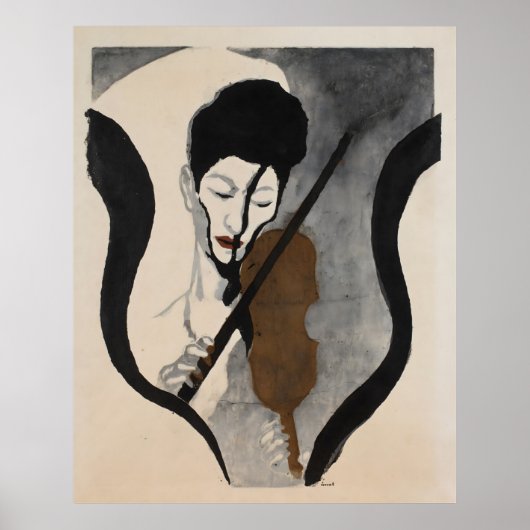 bekende kunstviolist poster (Voorkant)