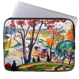 Bekende Landschapsbrug Huntingdon Valley door Saye Laptop Sleeve