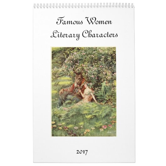 Bekende literatuurvrouwen kalender (Hoes)