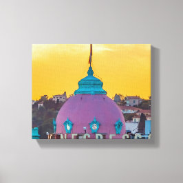 Bekende luxehotel Hotel Negresco in Nice Frankrijk Canvas Afdruk