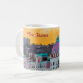 Bekende luxehotel Hotel Negresco in Nice Frankrijk Koffiemok (Voorkant links)