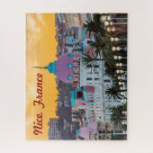 Bekende luxehotel Hotel Negresco in Nice Frankrijk Legpuzzel (Verticaal)