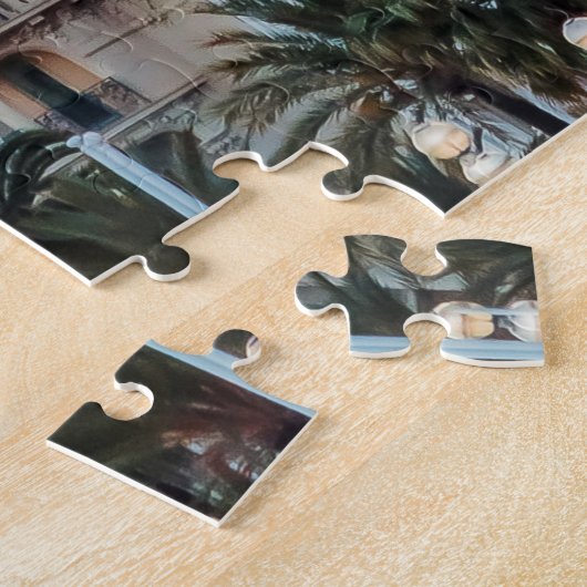 Bekende luxehotel Hotel Negresco in Nice Frankrijk Legpuzzel (Zijkant)