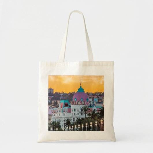 Bekende luxehotel Hotel Negresco in Nice Frankrijk Tote Bag (Voorkant)
