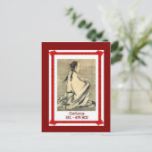 Bekende mensen, Confucius, 551-479BC Briefkaart (Staand voorkant)