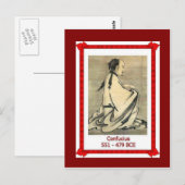 Bekende mensen, Confucius, 551-479BC Briefkaart (Voorkant / Achterkant)