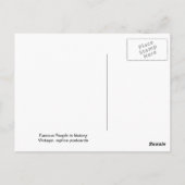 Bekende mensen, Confucius, 551-479BC Briefkaart (Achterkant)