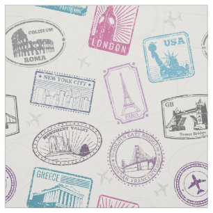 Bekende merktekens retro het patroon van de postma stof