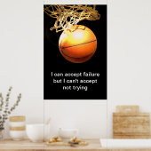 Bekende Motivatie prijsopgave — Basketball Print (Keuken)