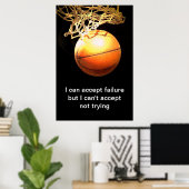 Bekende Motivatie prijsopgave — Basketball Print (Thuiskantoor)
