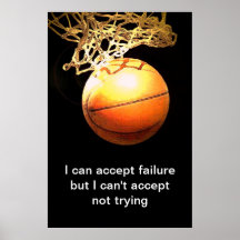 Bekende Motivatie prijsopgave — Basketball Print
