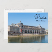 Bekende Musée d'Orsay - Parijs, Frankrijk, Europa Briefkaart (Voorkant / Achterkant)