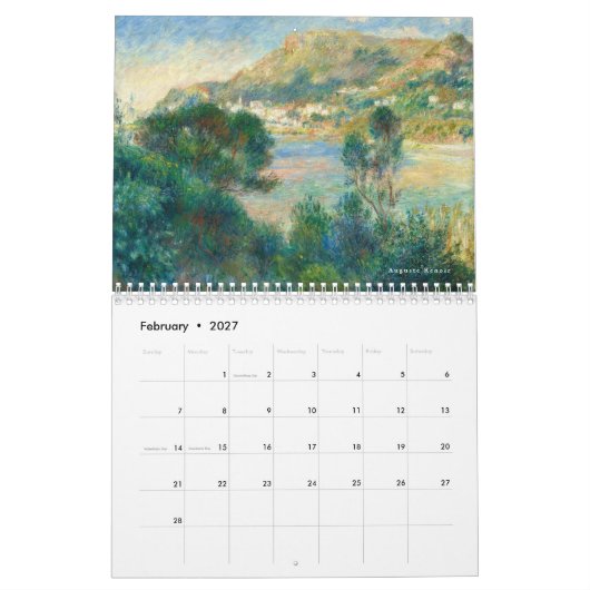 Bekende Oude Schilderijen Kunstkalender 2027 Kalender (Feb 2027)