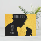 Bekende overweging retro-vocale prestaties kaart (Staand voorkant)