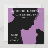 Bekende overweging retro-vocale prestaties kaart (Voorkant)