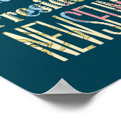 Bekende plaatsen in Washington, district Colombia. Poster (Hoek)