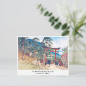 Bekende plaatsen van Kyoto - Fushimi Inari-landsch Briefkaart (Staand voorkant)