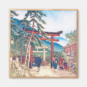 Bekende plaatsen van Kyoto - Fushimi Inari-landsch Magneet (Voorkant)