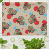 Bekende Rooster van het Patroon van Barcelona Nr 0 Theedoek (Gevouwen)