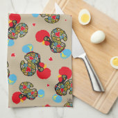 Bekende Rooster van het Patroon van Barcelona Nr 0 Theedoek (Quarter Fold)