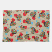 Bekende Rooster van het Patroon van Barcelona Nr 0 Theedoek (Horizontaal)