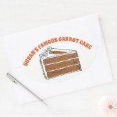 Bekende rotskootje met een speciaal ontworpen tas ovale sticker (Envelop)