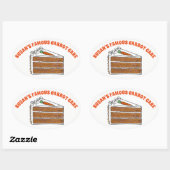 Bekende rotskootje met een speciaal ontworpen tas ovale sticker (Vel)