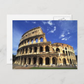 Bekende ruïnes van het Coliseum in Rome, Italië Briefkaart (Voorkant / Achterkant)