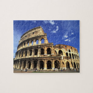 Bekende ruïnes van het Coliseum in Rome, Italië Legpuzzel