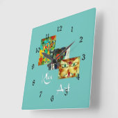 Bekende schilderijen van Paul Klee Vierkante Klok (Hoek)