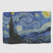 Bekende Sterrennacht & Van Gogh /  kunst Golfhanddoek (Horizontaal)