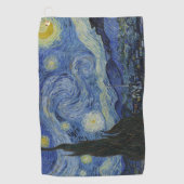 Bekende Sterrennacht & Van Gogh /  kunst Golfhanddoek (Voorkant)